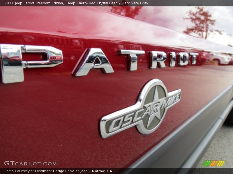 Deep Cherry Red Crystal Pearl / Dark Slate Gray 2014 Jeep Patriot Freedom Edition