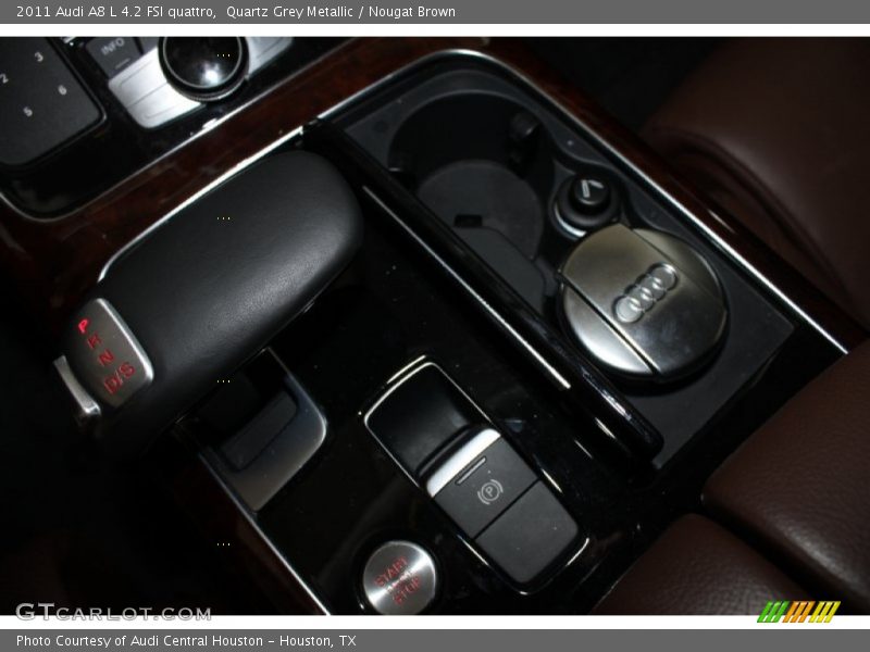 Quartz Grey Metallic / Nougat Brown 2011 Audi A8 L 4.2 FSI quattro