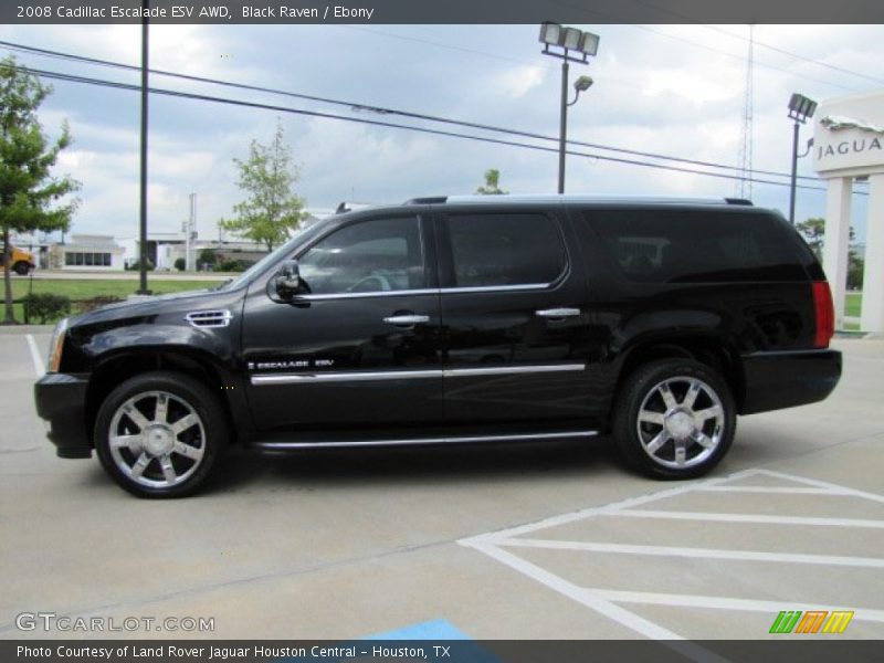 Black Raven / Ebony 2008 Cadillac Escalade ESV AWD