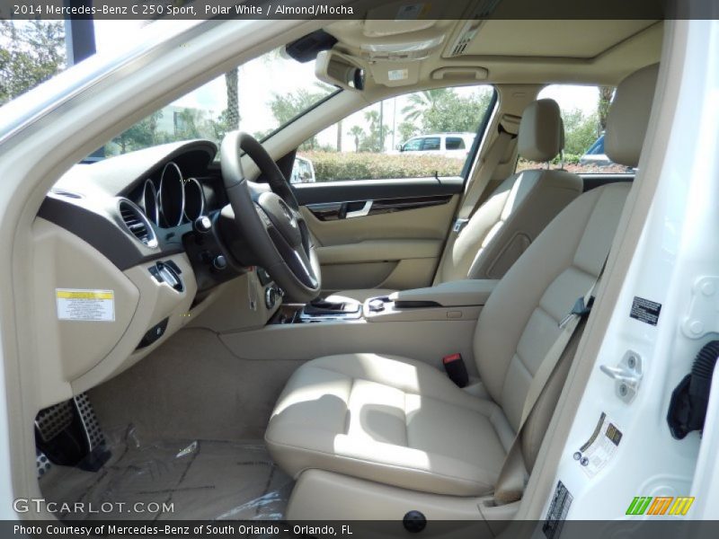 Polar White / Almond/Mocha 2014 Mercedes-Benz C 250 Sport