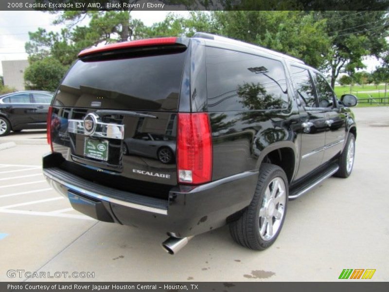 Black Raven / Ebony 2008 Cadillac Escalade ESV AWD