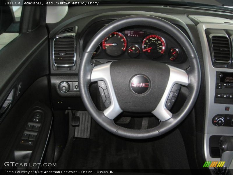 Medium Brown Metallic / Ebony 2011 GMC Acadia SLE