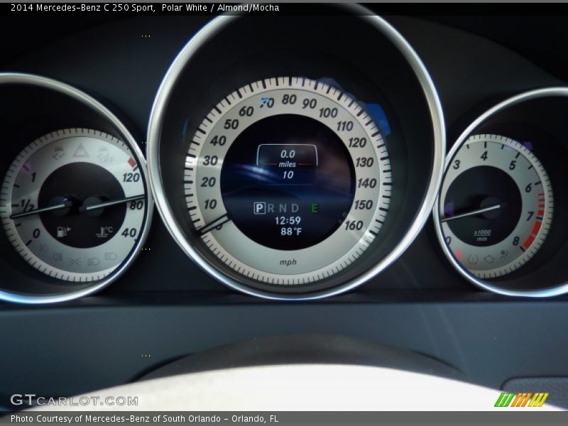 Polar White / Almond/Mocha 2014 Mercedes-Benz C 250 Sport