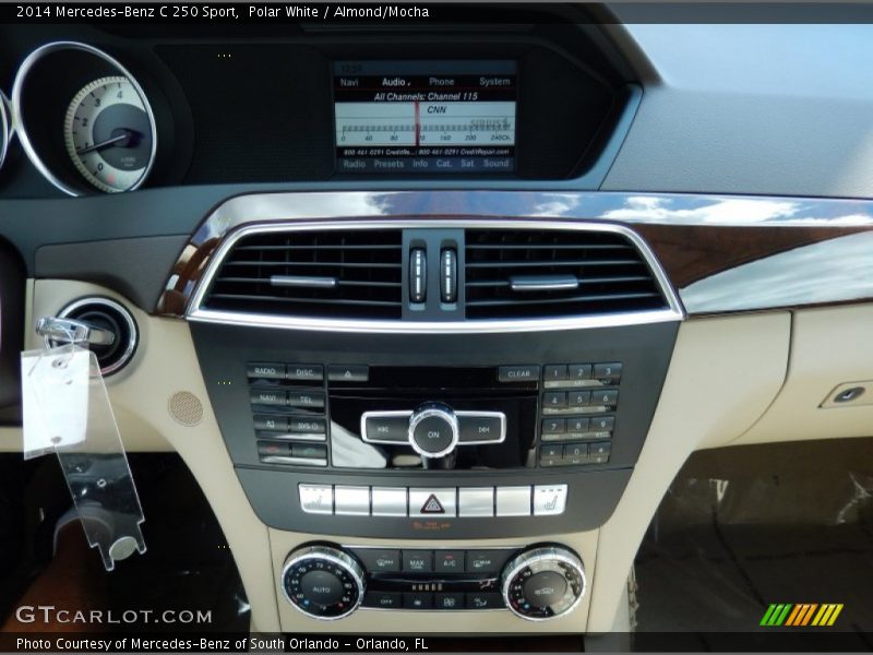 Polar White / Almond/Mocha 2014 Mercedes-Benz C 250 Sport