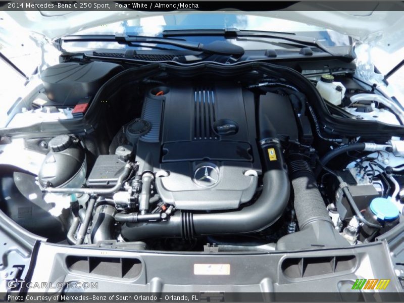 Polar White / Almond/Mocha 2014 Mercedes-Benz C 250 Sport