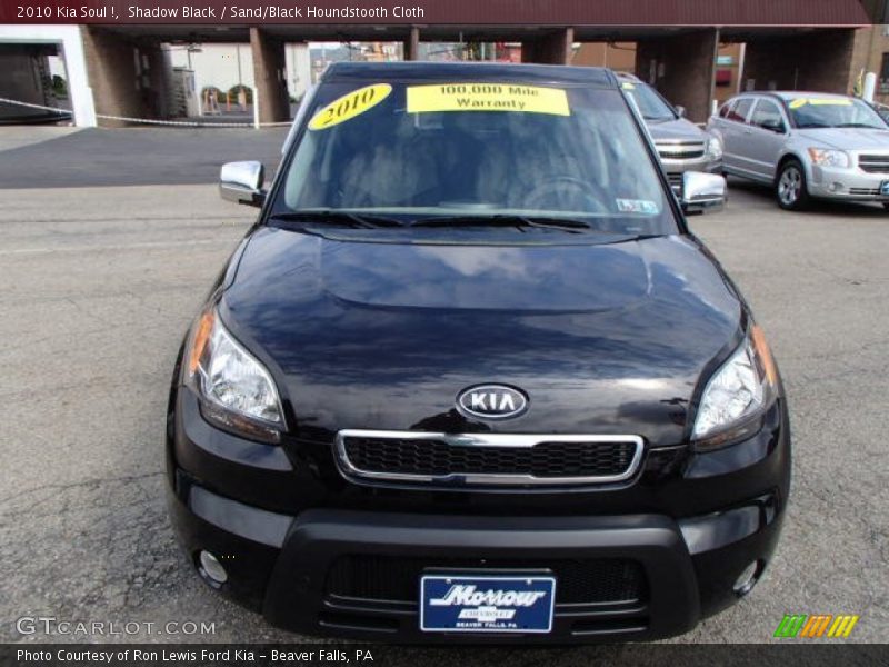 Shadow Black / Sand/Black Houndstooth Cloth 2010 Kia Soul !