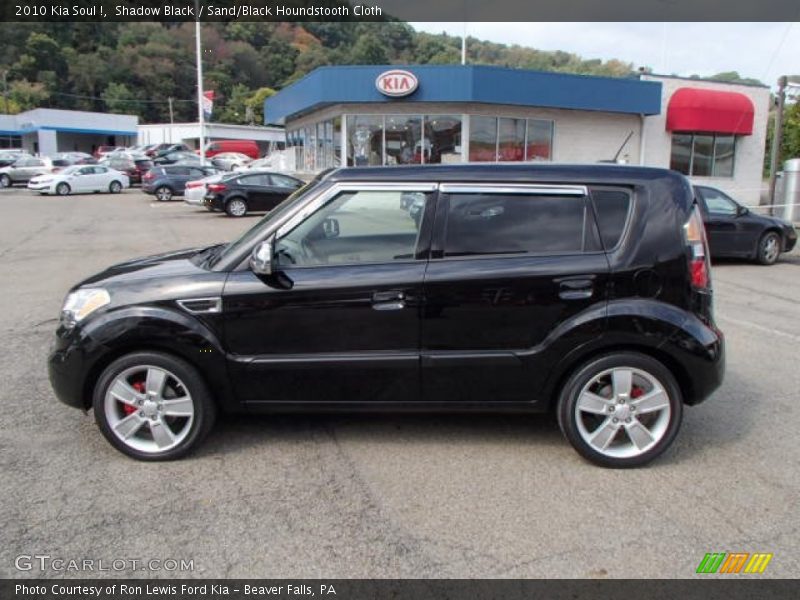 Shadow Black / Sand/Black Houndstooth Cloth 2010 Kia Soul !