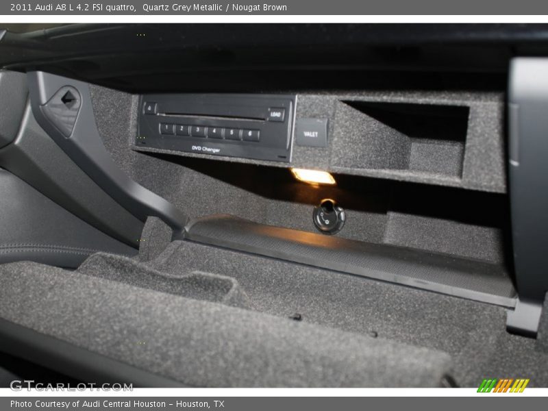 Quartz Grey Metallic / Nougat Brown 2011 Audi A8 L 4.2 FSI quattro