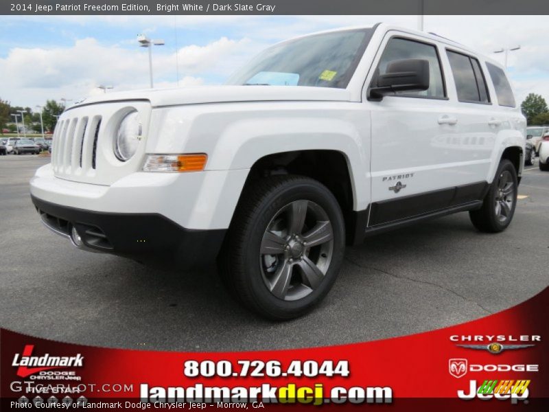 Bright White / Dark Slate Gray 2014 Jeep Patriot Freedom Edition