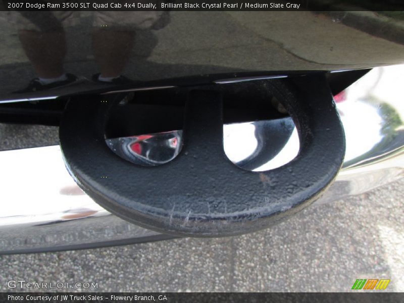 Brilliant Black Crystal Pearl / Medium Slate Gray 2007 Dodge Ram 3500 SLT Quad Cab 4x4 Dually