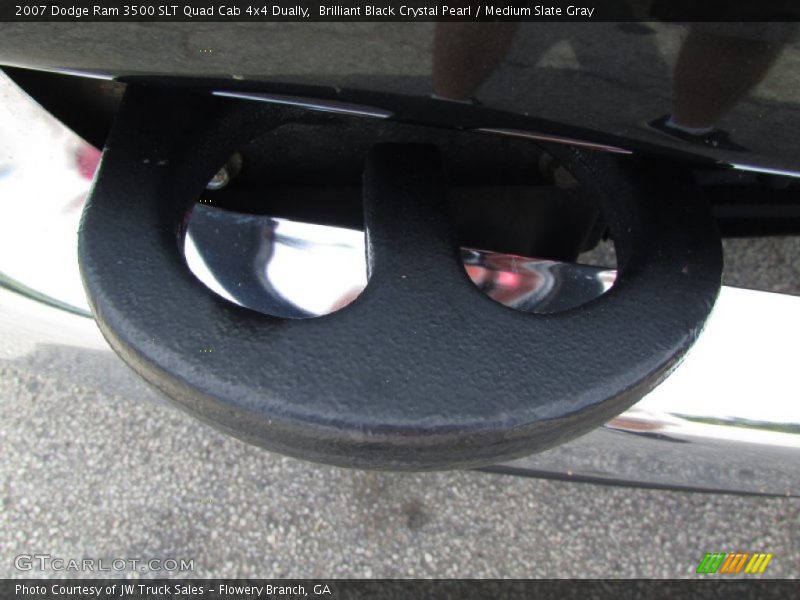 Brilliant Black Crystal Pearl / Medium Slate Gray 2007 Dodge Ram 3500 SLT Quad Cab 4x4 Dually