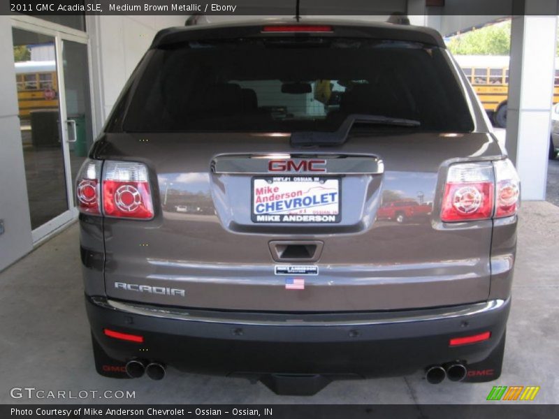 Medium Brown Metallic / Ebony 2011 GMC Acadia SLE