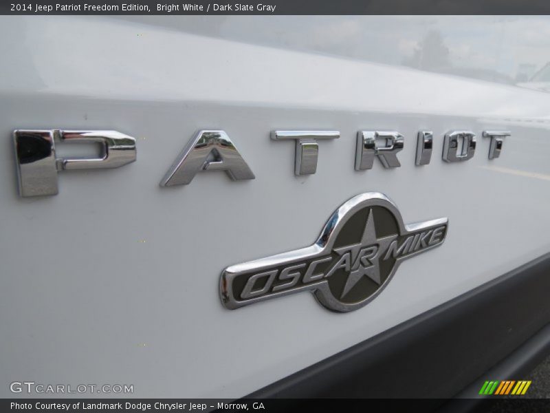 Bright White / Dark Slate Gray 2014 Jeep Patriot Freedom Edition