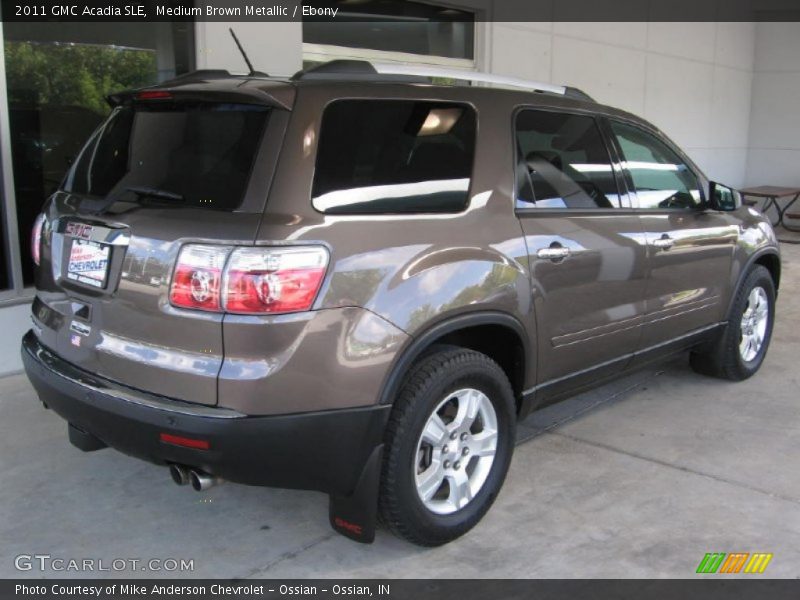 Medium Brown Metallic / Ebony 2011 GMC Acadia SLE