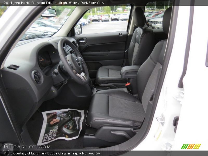 Bright White / Dark Slate Gray 2014 Jeep Patriot Freedom Edition