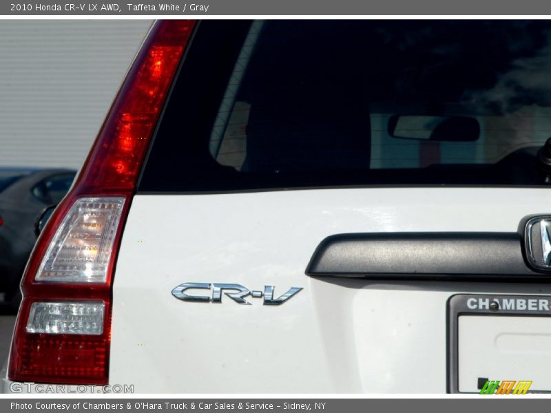 Taffeta White / Gray 2010 Honda CR-V LX AWD