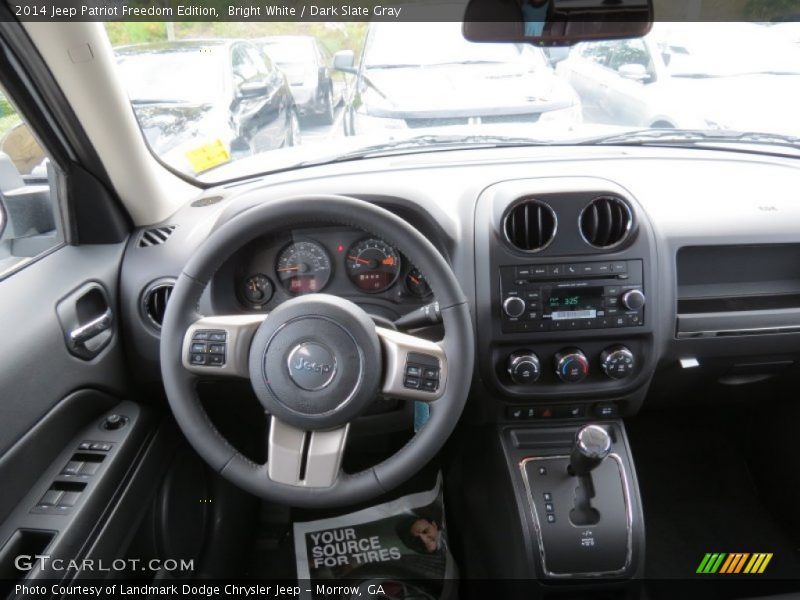 Bright White / Dark Slate Gray 2014 Jeep Patriot Freedom Edition