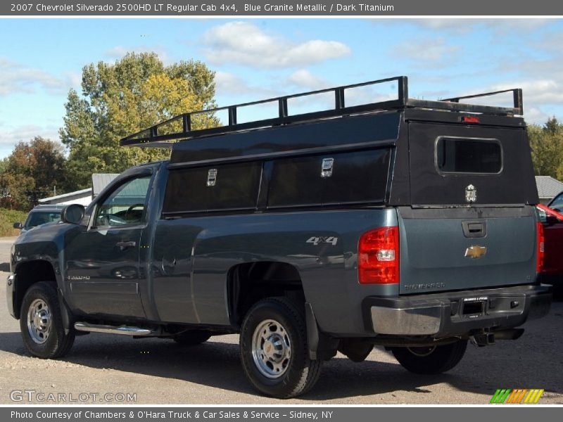 Blue Granite Metallic / Dark Titanium 2007 Chevrolet Silverado 2500HD LT Regular Cab 4x4