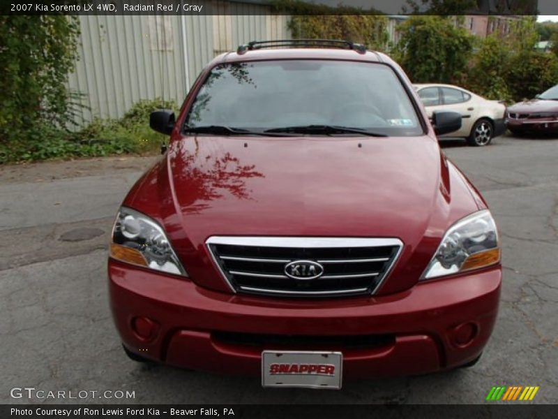 Radiant Red / Gray 2007 Kia Sorento LX 4WD