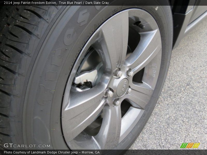 True Blue Pearl / Dark Slate Gray 2014 Jeep Patriot Freedom Edition