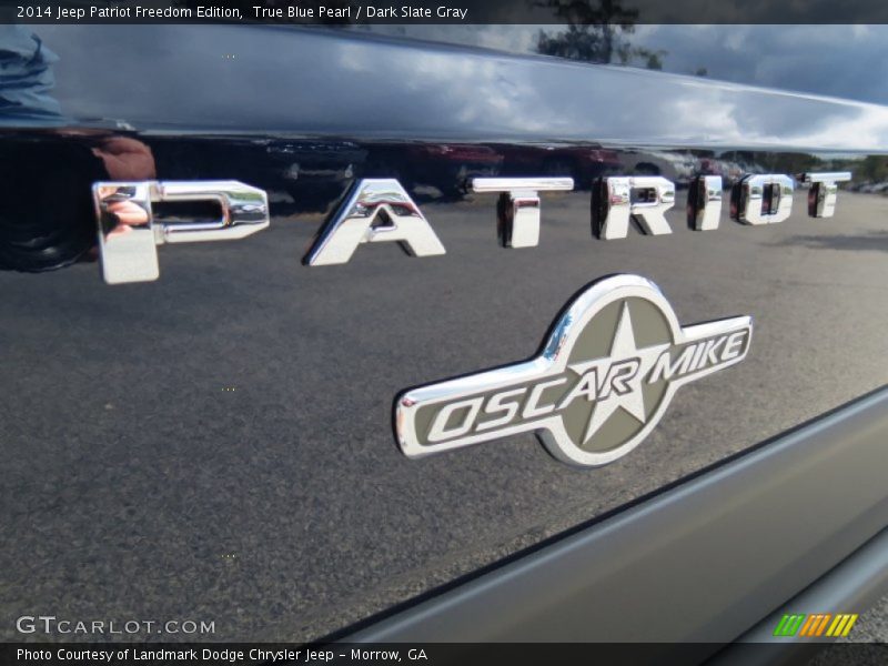 True Blue Pearl / Dark Slate Gray 2014 Jeep Patriot Freedom Edition