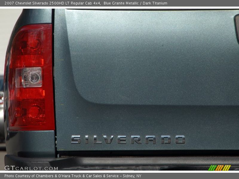 Blue Granite Metallic / Dark Titanium 2007 Chevrolet Silverado 2500HD LT Regular Cab 4x4