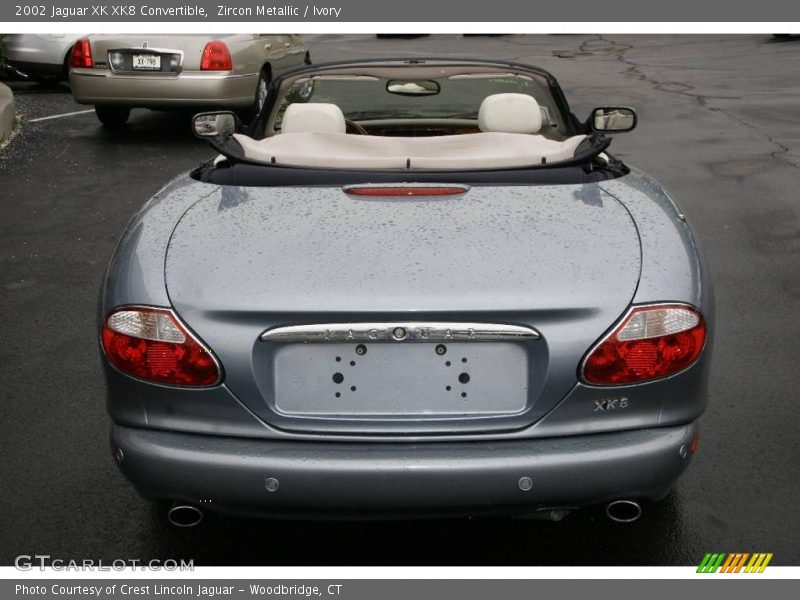 Zircon Metallic / Ivory 2002 Jaguar XK XK8 Convertible