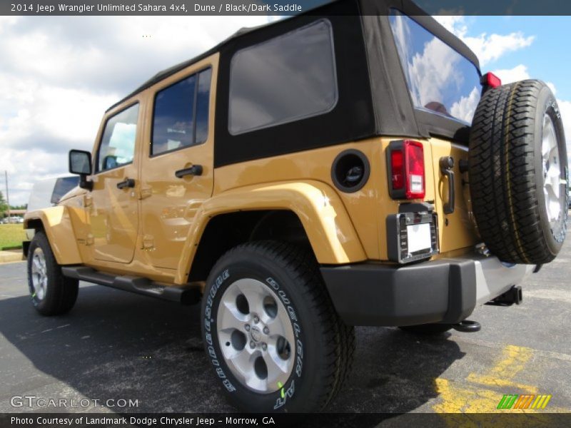 Dune / Black/Dark Saddle 2014 Jeep Wrangler Unlimited Sahara 4x4