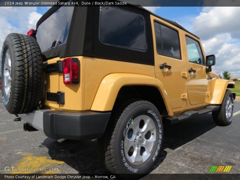 Dune / Black/Dark Saddle 2014 Jeep Wrangler Unlimited Sahara 4x4