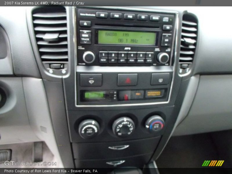 Radiant Red / Gray 2007 Kia Sorento LX 4WD