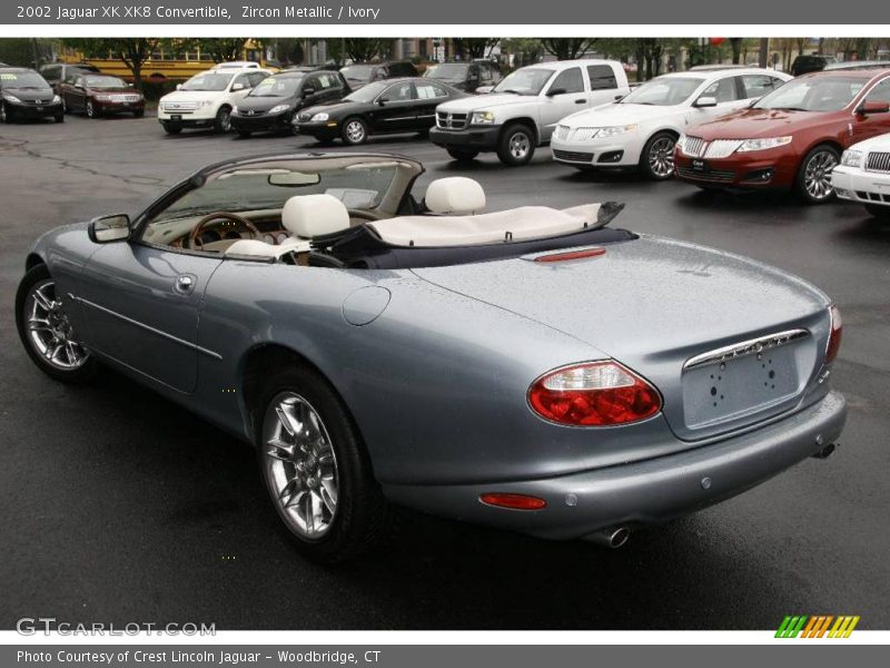 Zircon Metallic / Ivory 2002 Jaguar XK XK8 Convertible