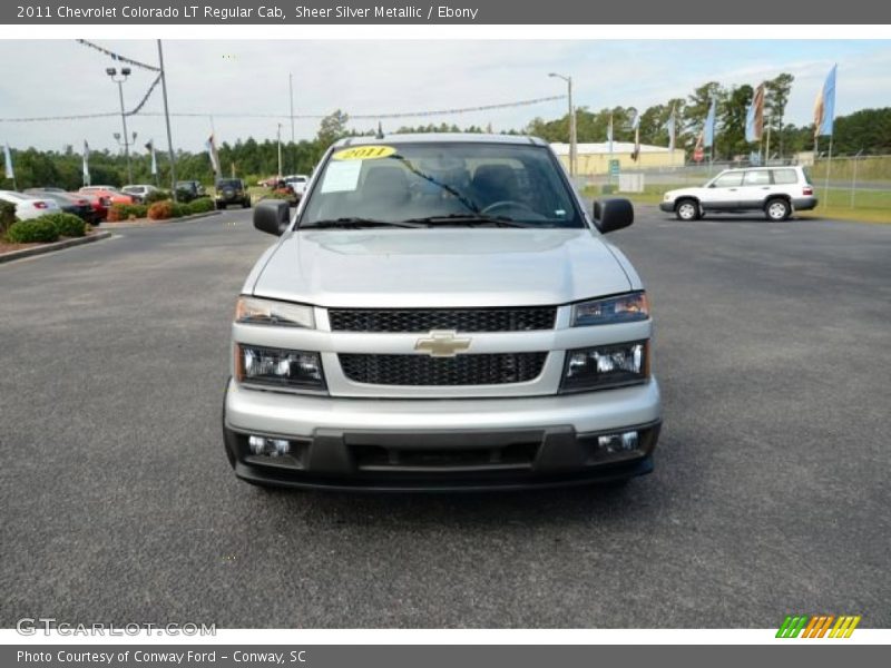 Sheer Silver Metallic / Ebony 2011 Chevrolet Colorado LT Regular Cab