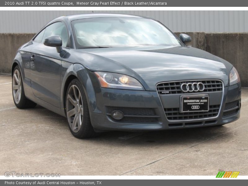 Meteor Gray Pearl Effect / Black Leather/Alcantara 2010 Audi TT 2.0 TFSI quattro Coupe