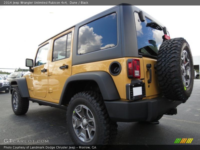 Dune / Black 2014 Jeep Wrangler Unlimited Rubicon 4x4