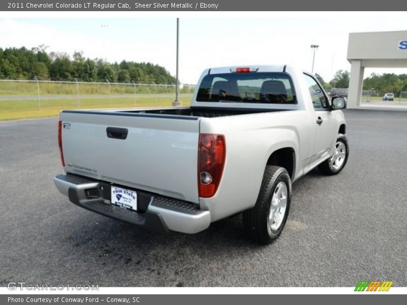 Sheer Silver Metallic / Ebony 2011 Chevrolet Colorado LT Regular Cab