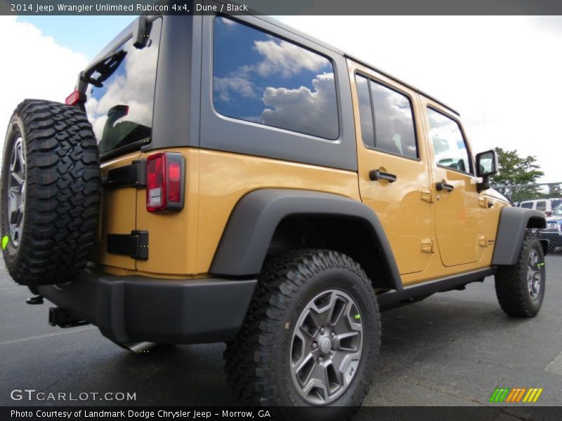 Dune / Black 2014 Jeep Wrangler Unlimited Rubicon 4x4
