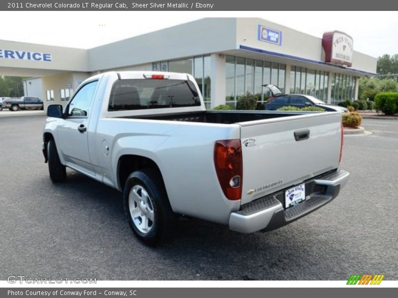 Sheer Silver Metallic / Ebony 2011 Chevrolet Colorado LT Regular Cab