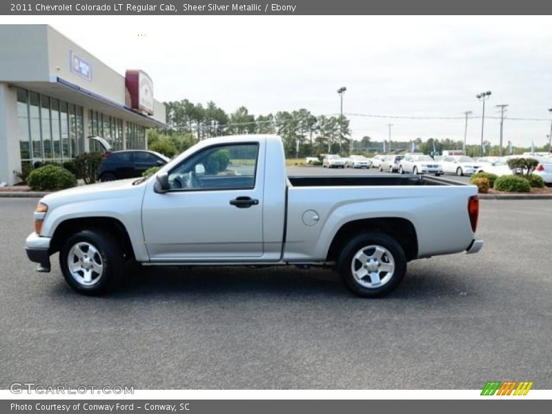 Sheer Silver Metallic / Ebony 2011 Chevrolet Colorado LT Regular Cab