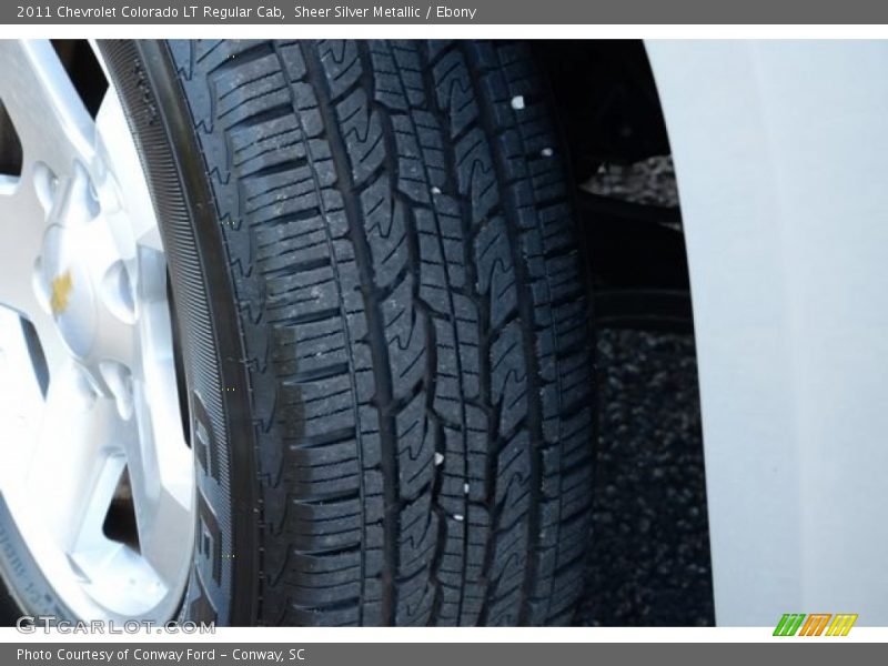 Sheer Silver Metallic / Ebony 2011 Chevrolet Colorado LT Regular Cab