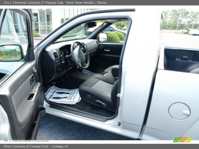 Sheer Silver Metallic / Ebony 2011 Chevrolet Colorado LT Regular Cab