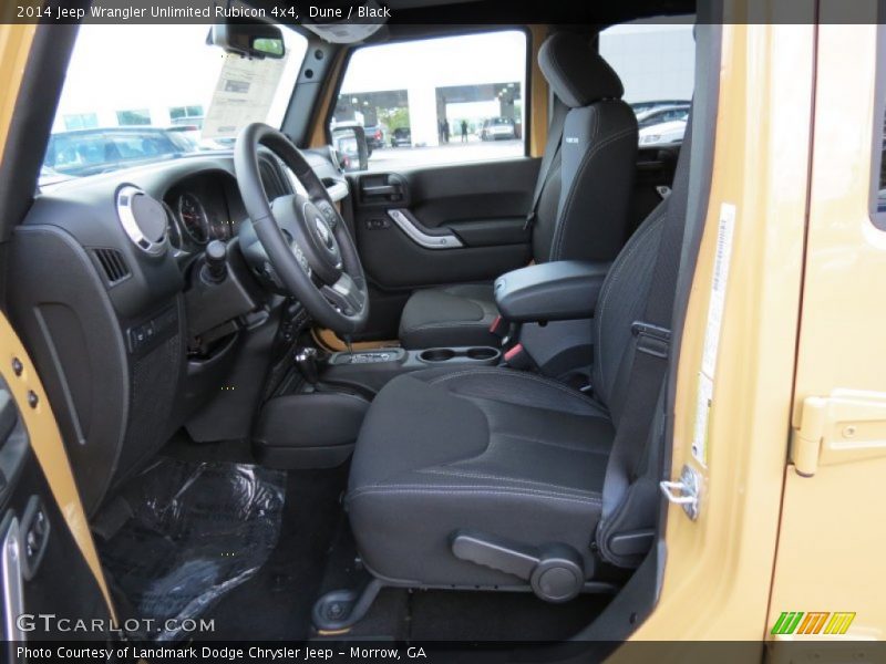  2014 Wrangler Unlimited Rubicon 4x4 Black Interior