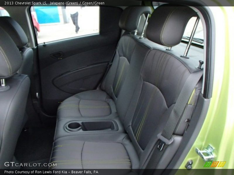 Rear Seat of 2013 Spark LS