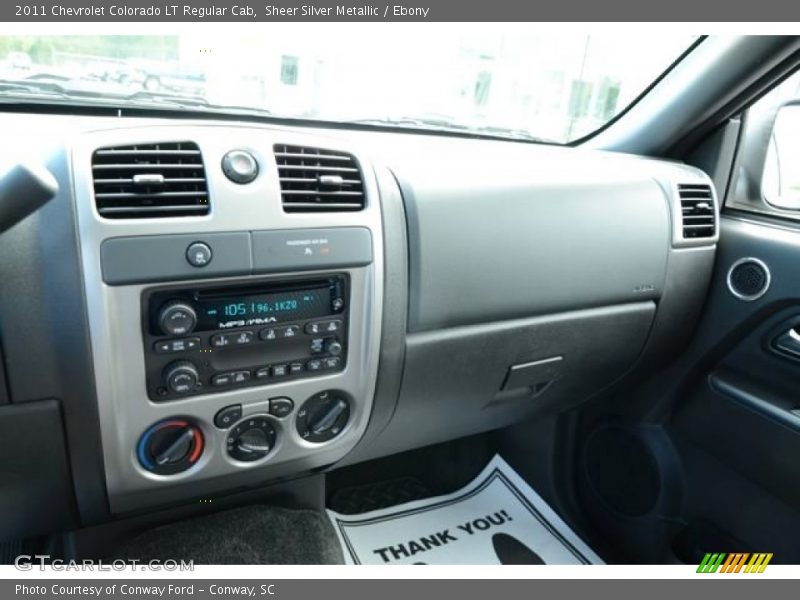 Sheer Silver Metallic / Ebony 2011 Chevrolet Colorado LT Regular Cab