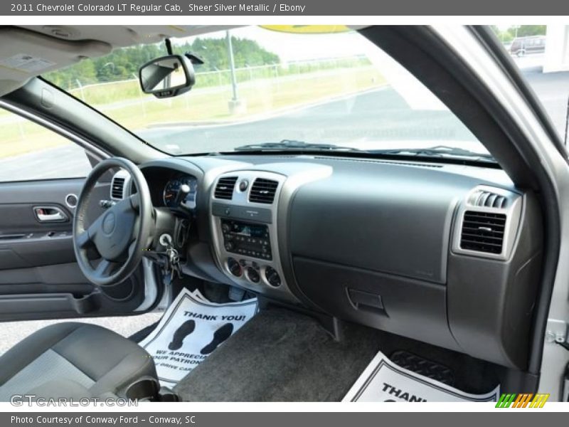 Sheer Silver Metallic / Ebony 2011 Chevrolet Colorado LT Regular Cab