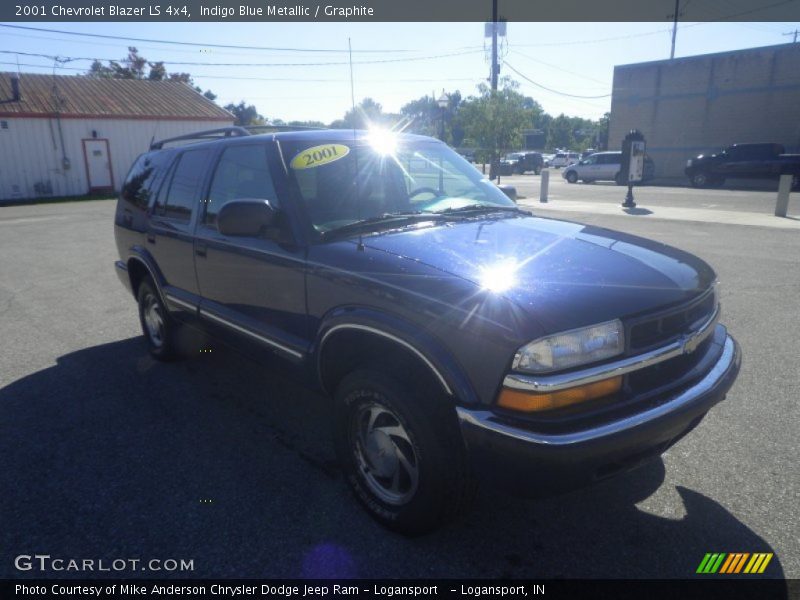 Indigo Blue Metallic / Graphite 2001 Chevrolet Blazer LS 4x4