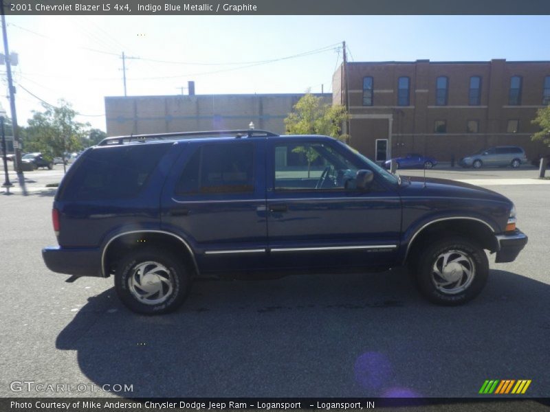 Indigo Blue Metallic / Graphite 2001 Chevrolet Blazer LS 4x4
