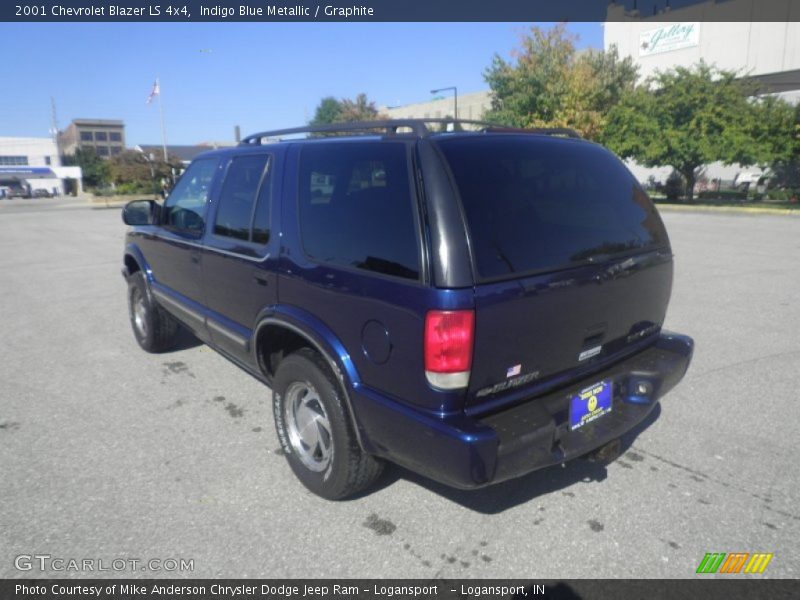 Indigo Blue Metallic / Graphite 2001 Chevrolet Blazer LS 4x4