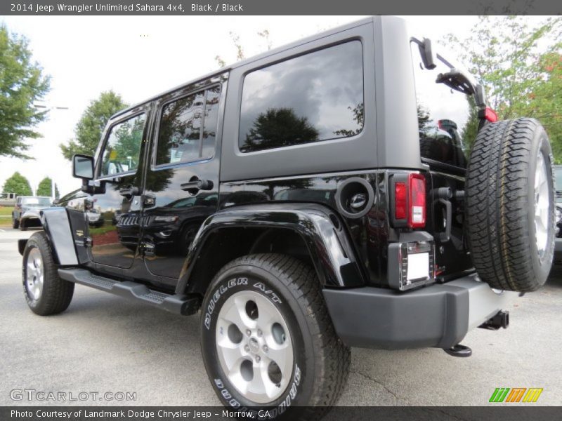 Black / Black 2014 Jeep Wrangler Unlimited Sahara 4x4