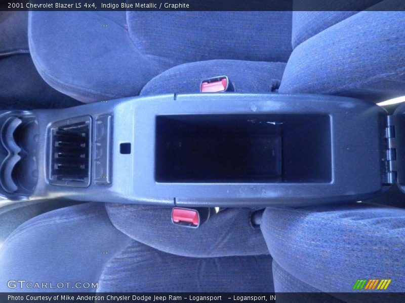 Indigo Blue Metallic / Graphite 2001 Chevrolet Blazer LS 4x4