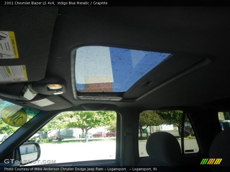 Indigo Blue Metallic / Graphite 2001 Chevrolet Blazer LS 4x4